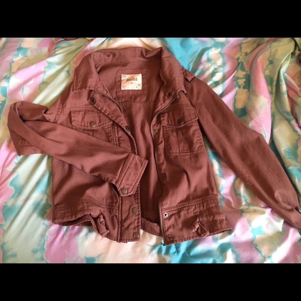 Dusty Rose Denim Jacket